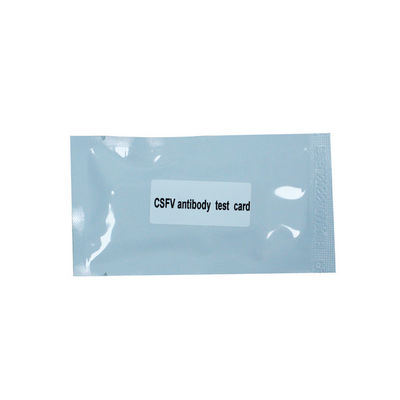 Classical Swine Fever Virus Porcine Test Kit Antibody Test Card For Swine 50Tests/Kit GMP