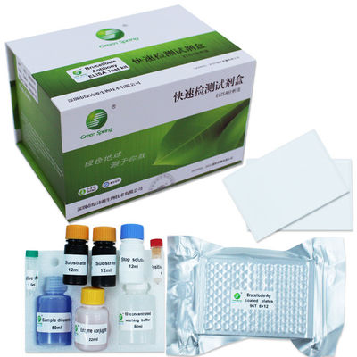 Antibody Brucella Brucellosis Diagnostic ELISA Kit  For Bovine Sheep Pig ISO9001