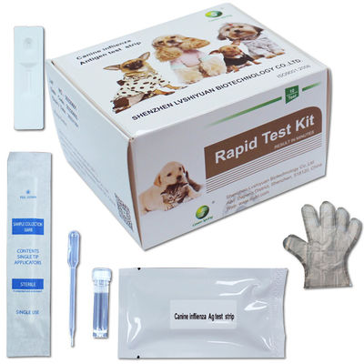CIV Canine Influenza Antigen Pet Rapid Test Kit Dog Flu Test 10Tests/Kit GMP