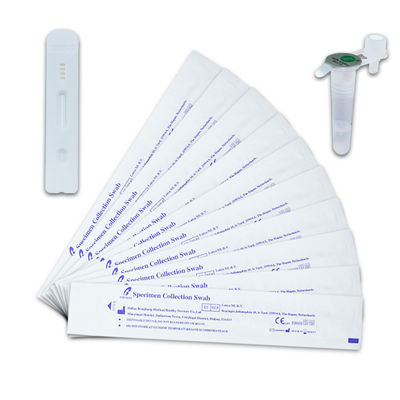 SARS-CoV-2 Antigen Swab Test Kit 10 Tests/Kit CE Accuracy 99.68% Professional Test
