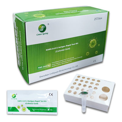 Professional Covid 19 Antigen Test Kit Nasal 25 Tests/Kit Colloidal Gold CE