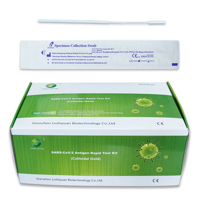 Nasal  Throat Swab  Antigen Home Test Kit Of SARS-CoV-2 25 Tests/Kit CE Accuracy 99.68%