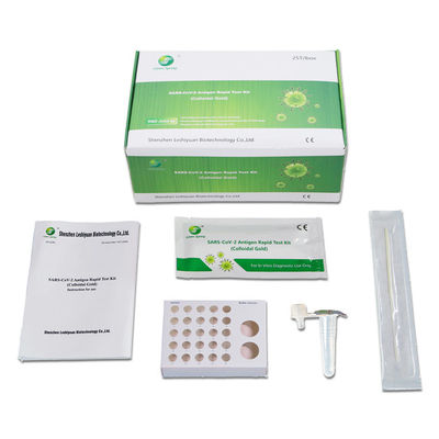 Covid 19 Rtk Ag Self Test Kit 25 Tests/Kit Results In 15 Min