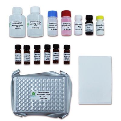 Deoxynivalenol Medical Diagnostic ELISA Kits 2ppb For Feed 96 Wells/Kit Sensitivity