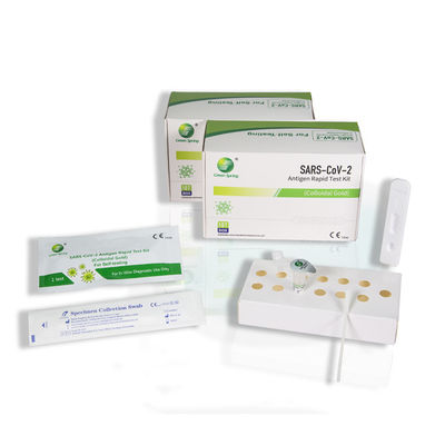 COVID-19 Antigen Home Test Kit 10 Tests/Kit CE For Nasal Swab Accuracy 99.68%