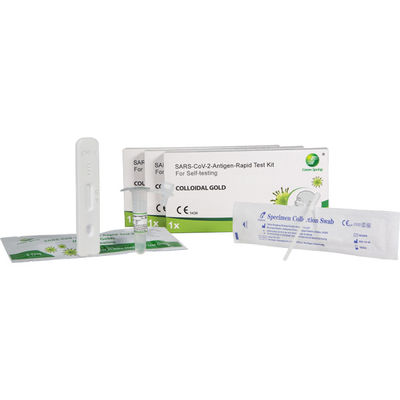 SARS-CoV-2 Antigen Swab Test Kit 1 Tests/Kit CE RTK Antigen Nasal Swab