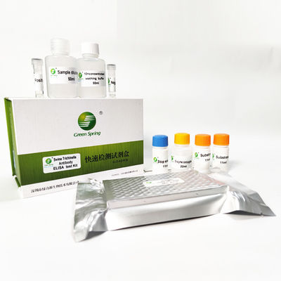 Trichinella Spiralis Ts Swine Flu Rapid Test Kit ELISA Test Kit 96 Wells/Kit GMP