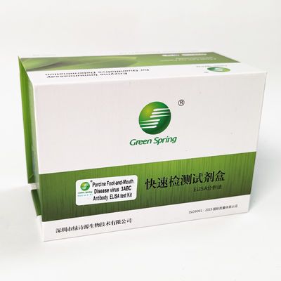 Porcine Foot And Mouth Disease Virus Porcine Test Kit 3ABC Antibody 192 Wells/Kit