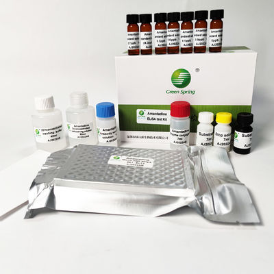 Amantadine Diagnostic ELISA Kit For Chicken Pork Duck 96 Wells/Kit Sensitivity 0.2 Ppb