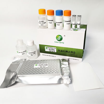 H5N1 Avian Influenza Rapid Test Kit ELISA Rapid Anti Body For Poultry 96 Wells/Kit