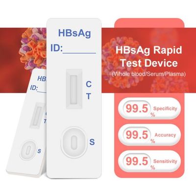 10 Minutes Hepatitis B Test Strip Infectious Disease Test For HbsAg