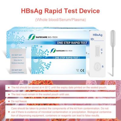 10 Minutes Hepatitis B Test Strip Infectious Disease Test For HbsAg