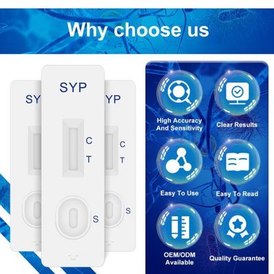 Accuracy 99% Infectious Disease Test Syphilis Rapid Test Kit 40 Tests/Kit CE