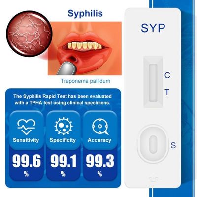 Accuracy 99% Infectious Disease Test Syphilis Rapid Test Kit 40 Tests/Kit CE
