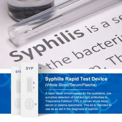 Accuracy 99% Infectious Disease Test Syphilis Rapid Test Kit 40 Tests/Kit CE
