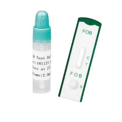One Step Diagnostic Faecal Occult Blood Fob Rapid Test Cassette 25 Tests/Kit