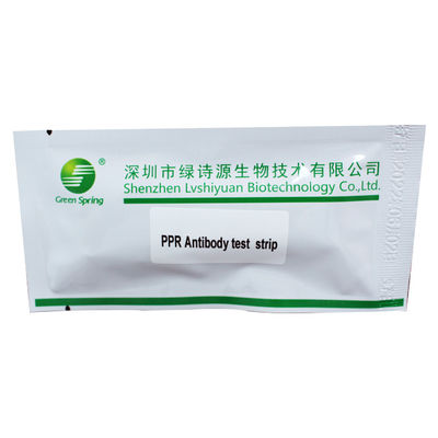 GMP PPR Antibody Test Strip Peste Des Petits Ruminants 25 Tests/Kit