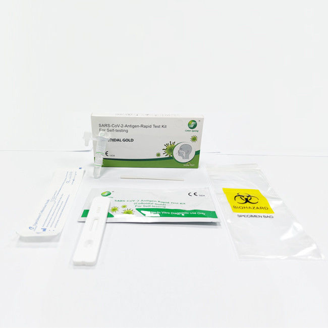 SARS-CoV-2 Ag Swab Test Kit 1 Tests/Kit CE Rapid Antigen Swab Test Kit Specificity 100%