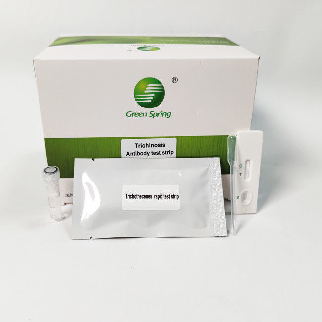 ISO9001 Porcine Trichinosis Swine Influenza Test Kit Antibody Rapid 50 Tests/Kit GMP