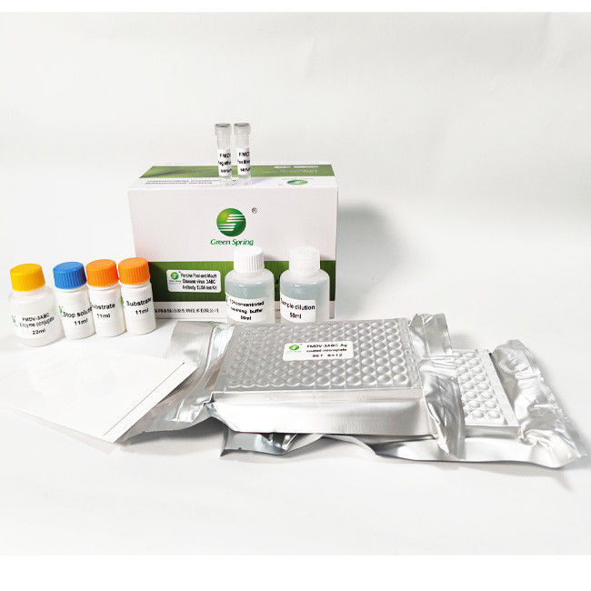 Porcine Foot And Mouth Disease Virus Porcine Test Kit 3ABC Antibody 192 Wells/Kit