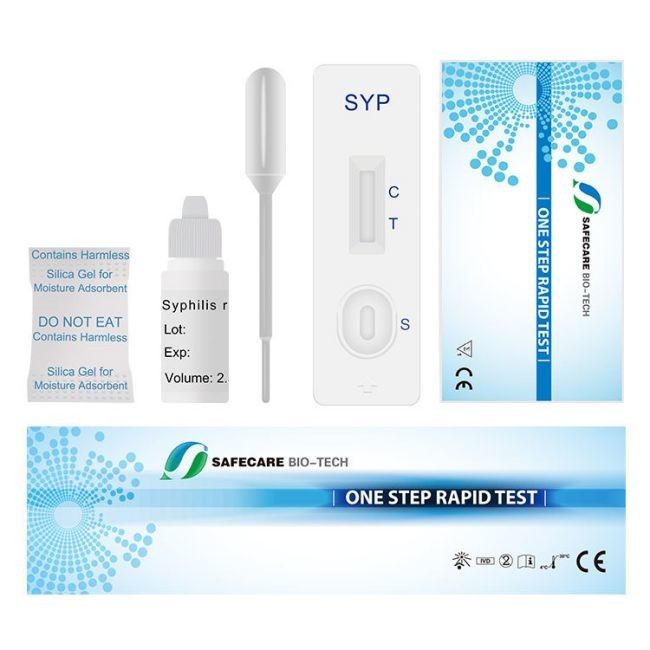 Accuracy 99% Infectious Disease Test Syphilis Rapid Test Kit 40 Tests/Kit CE