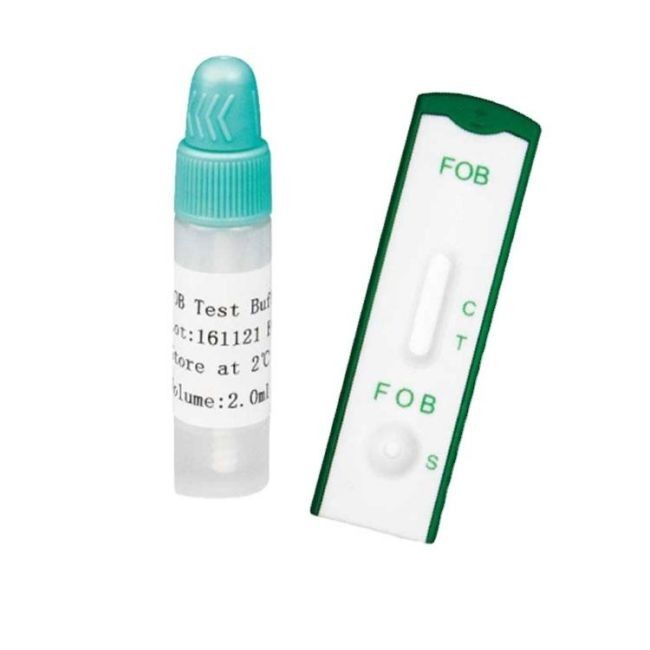 One Step Diagnostic Faecal Occult Blood Fob Rapid Test Cassette 25 Tests/Kit