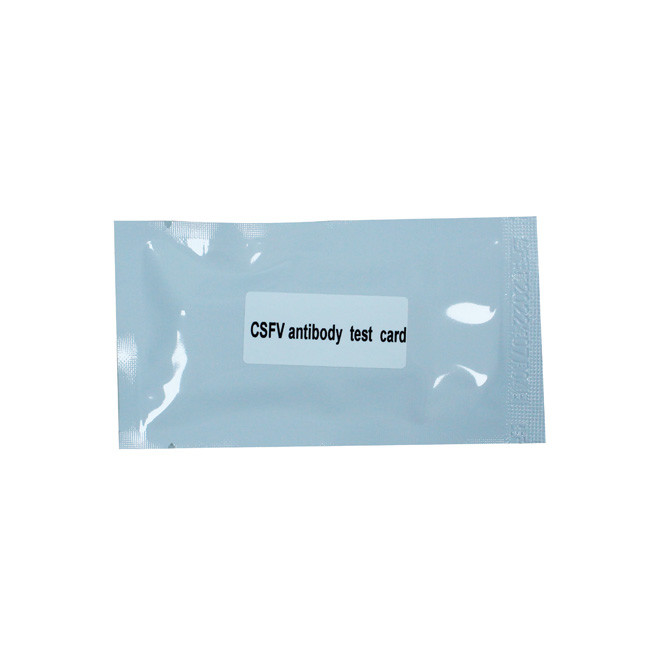 Classical Swine Fever Virus Porcine Test Kit Antibody Test Card For Swine 50Tests/Kit GMP