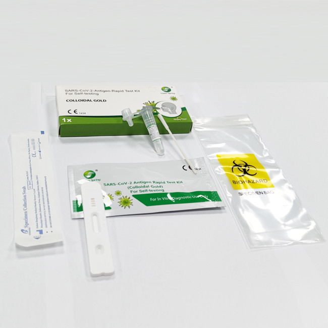 COVID-19 Rtk Antigen Test Self Test 1 Tests/Kit CE For Nasal Swab Accuracy 99.68%
