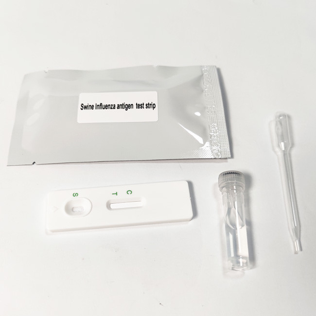 H1N1 H1N2 SIV Swine Influenza Test Kit Antigen Rapid 50 Tests/Kit ISO9001