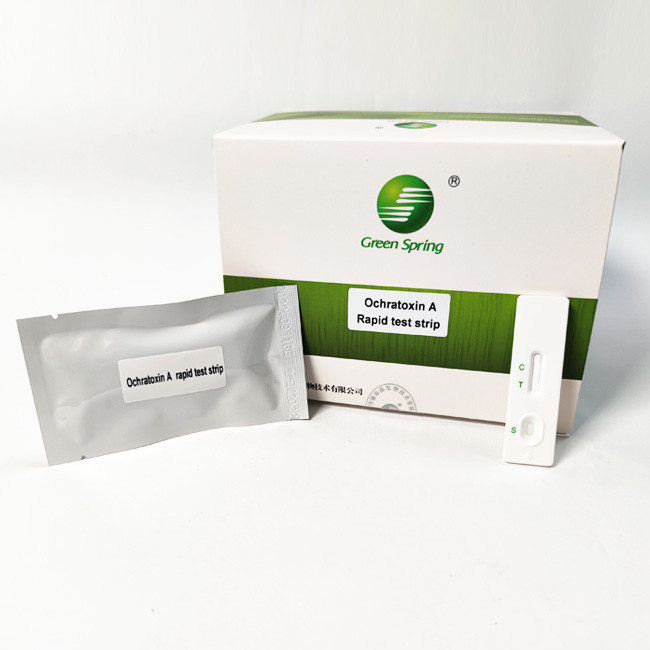 Ochratoxin A OTA Rapid Mycotoxin Test Strips For Grain Feed 50 Tests/Kit