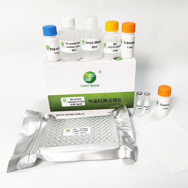 96 Wells/Kit Mycoplasma Gallisepticum MG Avian Influenza Rapid Test Kit For Poultry