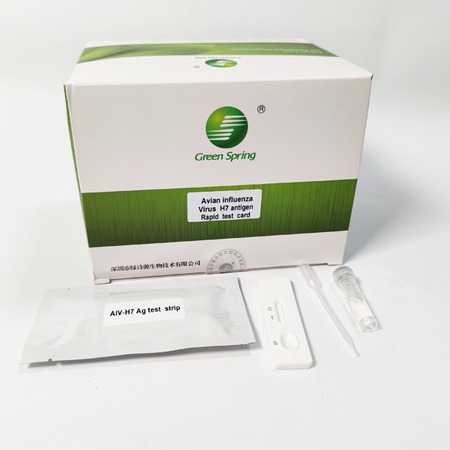 ISO9001 Avian Influenza Rapid Test Kit H7 Antigen Test Kit 50 Tests/Kit