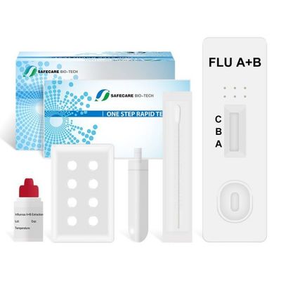 Multiplex Assay Cúm A B Combo Rapid Test Device 25Tests/Kit