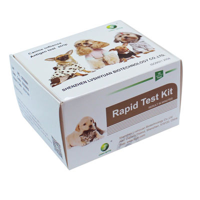Tes Flu Anjing CIV Canine Influenza Antigen Pet Rapid Test Kit 10Tests/Kit